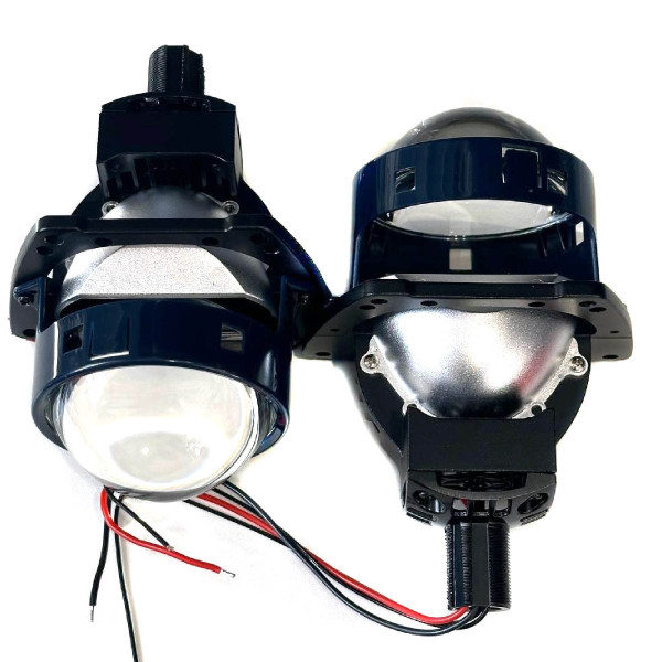Автомобильные BI-LED линзы D3" дюйма D76 мм A1 60 / 70Вт 5500К 2 шт
