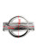Емблема для Nissan 74 x 104 мм пластикова 2 пуклі