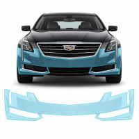 Антигравийная защитная бронепленка по лекалам для Cadillac CT6 I 2016-2018 - передний бампер