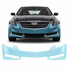 Антигравійна захисна бронеплівка за лекалами для Cadillac CT6 I 2016-2018 - передній бампер