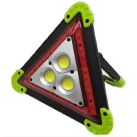 Знак аварийный с LED STOP / встроенный аккумулятор /  ЗУ microUSB / Power Bank