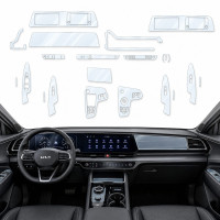 Набор Пленок защитных для салона Kia Sportage (NQ5) 2021-2026 (Понели Кансоли Дисплея Двери Ручки) на все Секции