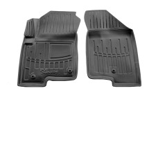 Передние 3D коврики для Jeep Patriot 2007-2016 дви клипси на водийському