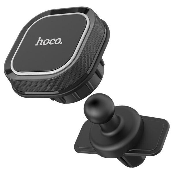 Автодержатель для телефона магнитный HOCO CA52 на воздуховод Black