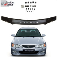 Дефлектор капота мухобойка Honda Accord 2002-2006 с вырезом под молдинг HD01