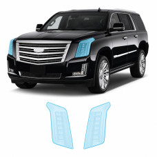 Антигравийная защитная бронепленка по лекалам для Cadillac Escalade IV 2015-2020 - оптика (фары и ПТФ)