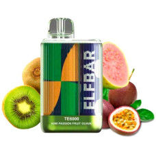 Elf Bar TE6000 POD 5% Оригинал Kiwi Passion Fruit Guava Киви Маракуйя Гуава (Подзаряжаемый)