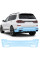 Антигравийная защитная бронепленка по лекалам для BMW X7 G07 2019-2022 - задний бампер