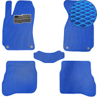 Коврики в салон EVA для Volkswagen B5 1996-2005 (Металлический подпятник) Синий 5 шт