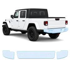 Антигравійна захисна бронеплівка за лекалами для Jeep Gladiator JT 2019-2023 - задній бампер