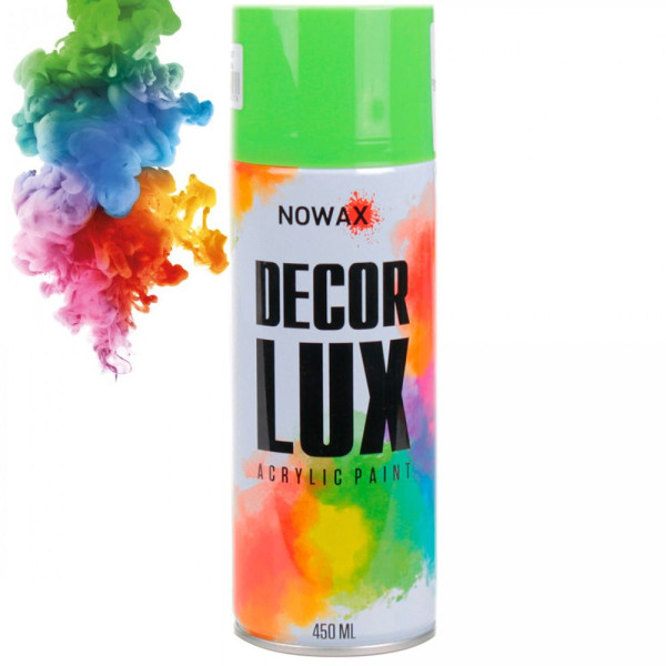 Акрилова фарба Nowax Спрей 450 мл Світло-Зелений (light green/ral6018)