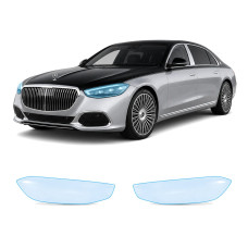 Антигравійна захисна бронеплівка за лекалами для Mercedes-Benz Maybach S-Class Z223 2021- оптика (фари та ПТФ)