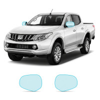 Антигравійна захисна бронеплівка за лекалами для Mitsubishi L200 V 2015-2019 - дзеркала