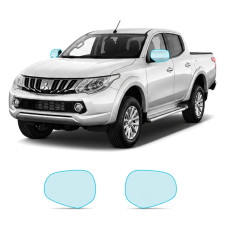 Антигравийная защитная бронепленка по лекалам для Mitsubishi L200 V 2015-2019 - зеркала