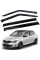 Дефлектори вікон вітровики Skoda Fabia III 2014-2021 Хечбек Скотч 3M Voron Glass