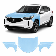 Антигравийная защитная бронепленка по лекалам для Acura RDX TC1 facelift 2022 - капот и передние крылья