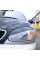 Реснички фар для Daewoo Lanos Sens 2 шт Широкие Voron Glass