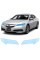Антигравийная защитная бронепленка по лекалам для Acura TLX I 2015-2017 - оптика (фары и ПТФ)