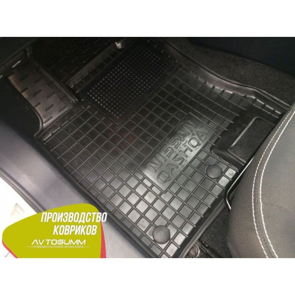 Водительский коврик в салон Nissan Qashqai 2007- (Avto-Gumm)
