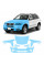 Антигравийная защитная бронепленка по лекалам для BMW X5 E70 2006-2013 - передняя часть авто (капот бампер фары крылья)