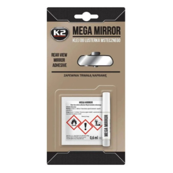 Клей для зеркал заднего вида K2 Mega Mirror 0.6 + 0.5 мл (B110) (K20063)