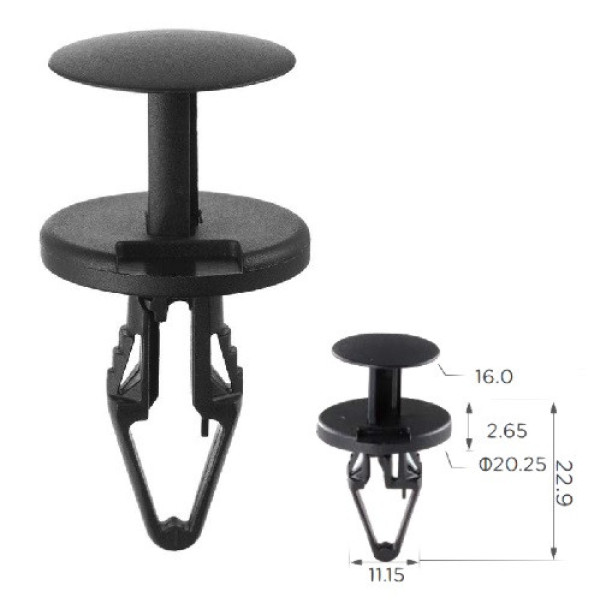 Кліпса для обшивки Buick, Ford, Ford, Chevrolet, Chevrolet 11561368  (C1337)