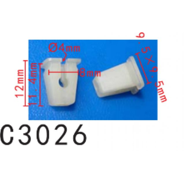 Клипса под саморез Ford, Chevrolet 90230846 2240802 94515248 Bmw 63121374075 (C3026)