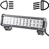 Светодиодная дополнительная LED фара Brevia Combo Ближний и Дальний свет Алюминиевый корпус (10724CX1)