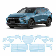 Антигравійна захисна бронеплівка за лекалами для Chevrolet Blazer III facelift 2023-2025 - повний кузов