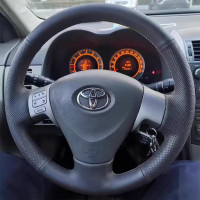 Чехол Оплетка Руля для Toyota Corolla 2006-2012 Кожа (Модельная Выкройка)
