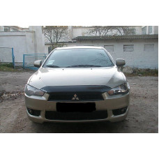 Дефлектор капоту мухобійка для MITSUBISHI LANCER 2007 короткий
