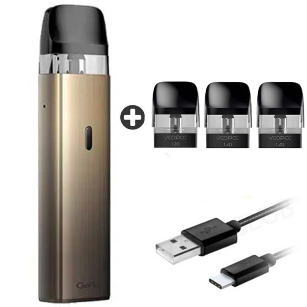 Багаторазова Pod-Набір Voopoo Vinci SE 900mAh 2мл (Картриджей 1.2 ОМ 3 шт) Coffee Brown