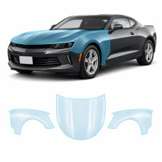 Антигравійна захисна бронеплівка за лекалами для Chevrolet Camaro VI 2016-2018 - капот і передні крила