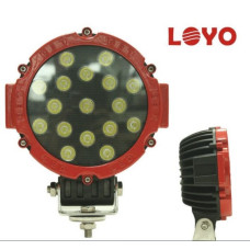 Додаткова LED фара 51W (3W*17) 10-30V Ø 163x60 mm Далека (103 51W) 1 шт (3437)