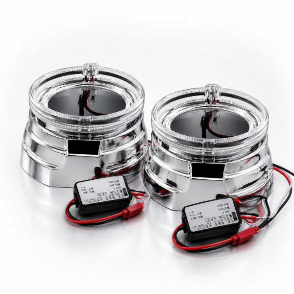LED Маска під лінзу 3" D76 мм LED CREE 2 шт (G132)