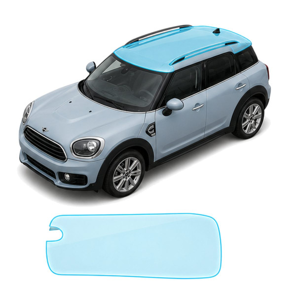 Антигравийная защитная бронепленка по лекалам для Mini Countryman F60 2017-2020 - зона крыши