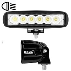 LED фара Brevia Flood 10-30V 18W 1320Lm Алюмінієвий корпус (10611FX1)
