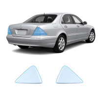 Антигравійна захисна бронеплівка за лекалами для Mercedes-Benz S-Class W220 facelift 2002-2005 - задні ліхтарі стопи