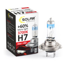 Автолампа галогенная Solar Starlight + 60% / H7 / 55W / 12V / 1 шт (1237)