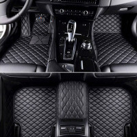 Коврики в салон для Alfa-Romeo 159 2005-2011 Экокожа с подпятником 5 шт (Rombus)