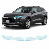 Антигравийная защитная бронепленка по лекалам для Chevrolet Blazer III 2019-2022 - оптика (фары и ПТФ)