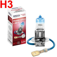 Автолампа галогенная Power Ultra +60% H3 12V 55W 1 шт (12030PUC)