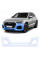 Антигравийная защитная бронепленка по лекалам для Audi Q5 FY facelift 2021-2024 - передний бампер