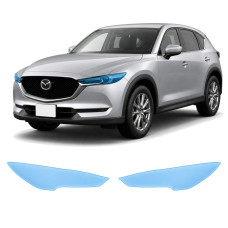 Антигравійна захисна бронеплівка за лекалами для Mazda CX-5 KF 2017-2022 - оптика (фари та ПТФ)