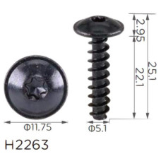 Саморез Volkswagen (N90739704) (H2263)