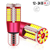 Автолампа світлодіодна LED 12V T10 SMD 57 1100 Lm (Canbus Оманка) Білий Світло 1 шт