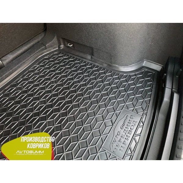Автомобильный коврик в багажник Seat Ateca 2016- 2wd / Резиновый (Avto-Gumm)