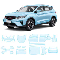 Антигравийная защитная бронепленка по лекалам для Geely Coolray I facelift 2022- полный кузов