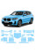 Антигравийная защитная бронепленка по лекалам для BMW X3 G01 facelift 2021-2024 - полный кузов