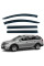Дефлектори вікон вітровики Renault Logan MCV 2012- Скотч 3M Voron Glass